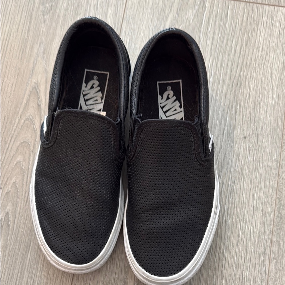 Vans Black Slip-On Sneakers